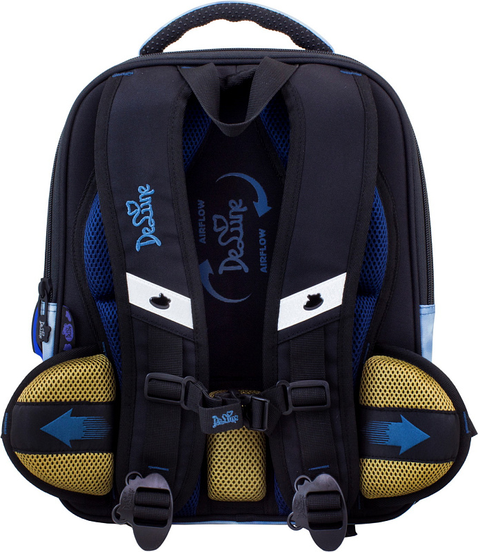 Ранец DeLune Full-set 7mini-020 + мешок + жесткий пенал + спортивная сумка + фартук для труда + часы
