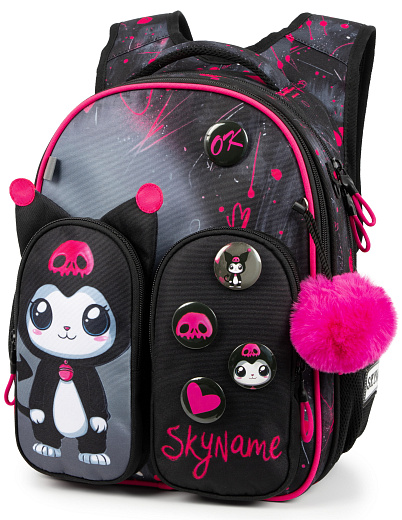 Рюкзак SkyName R9-16 + брелок мишка + значки