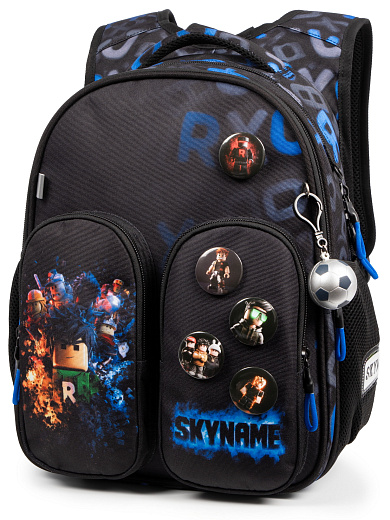 Рюкзак SkyName R9-5 + брелок мячик + значки